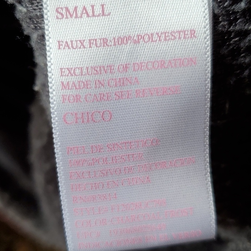 Cozy Sherpa sweatshirt gray size small - Picture 10 of 11